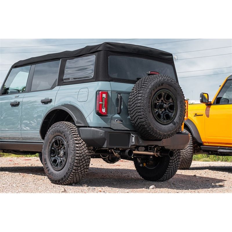 Corsa 21-22 Ford Bronco 2.3L 4-Door 2.75in Cat-Back Dual Rear Exhaust w/4in Straight-Cut Polish Tips