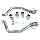 AWE Tuning 05-07 C6 Chevrolet Corvette 6.0L Track Edition Axleback Exhaust w/ Chrome Silver Tips