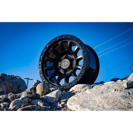 ICON Hulse 17 X 8.5 6 X 5.5 0mm Offset 4.75in BS Double Black