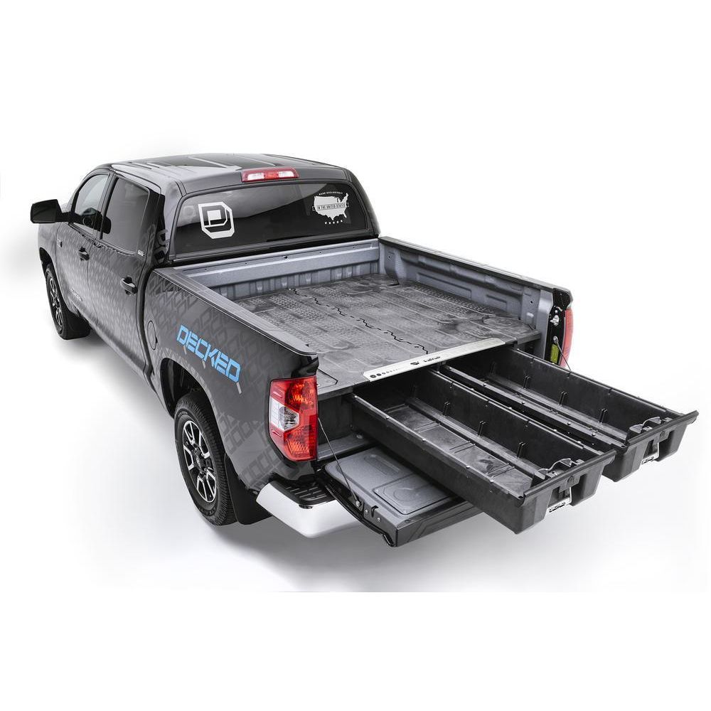 '07-21 Toyota Tundra Decked Truck Bed Storage System Display in Vehicle 