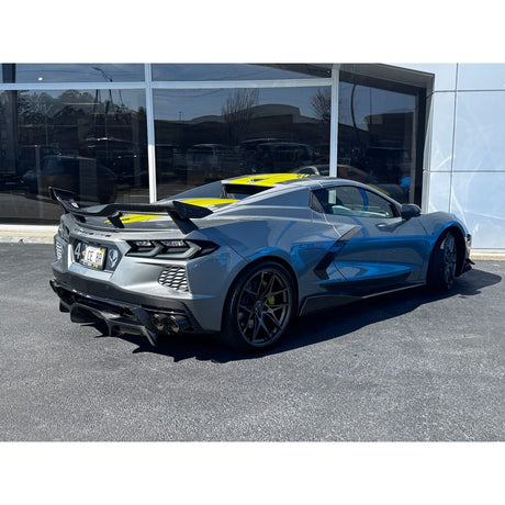 2020-2026 Corvette C8 Euro Smoke Style LED Taillights Amber Sequential Pair