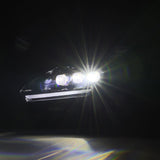 09-24 Nissan GT-R NOVA-Series LED Projector Headlights Alpha-Black | AlphaRex