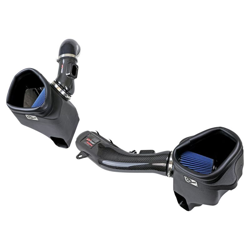 aFe Track Series Stg 2 Carbon Fiber Intake w/Pro 5R Media 15-20 BMW M3/M4(F80/82/83) L6-3.0L(tt) S55