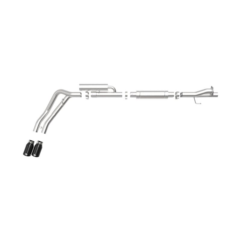 aFe Rebel Series 3in 409 SS Cat-Back Exhaust w/ Black Tips 17-20 Ford F-250/F350 V8 6.2L/7.3L