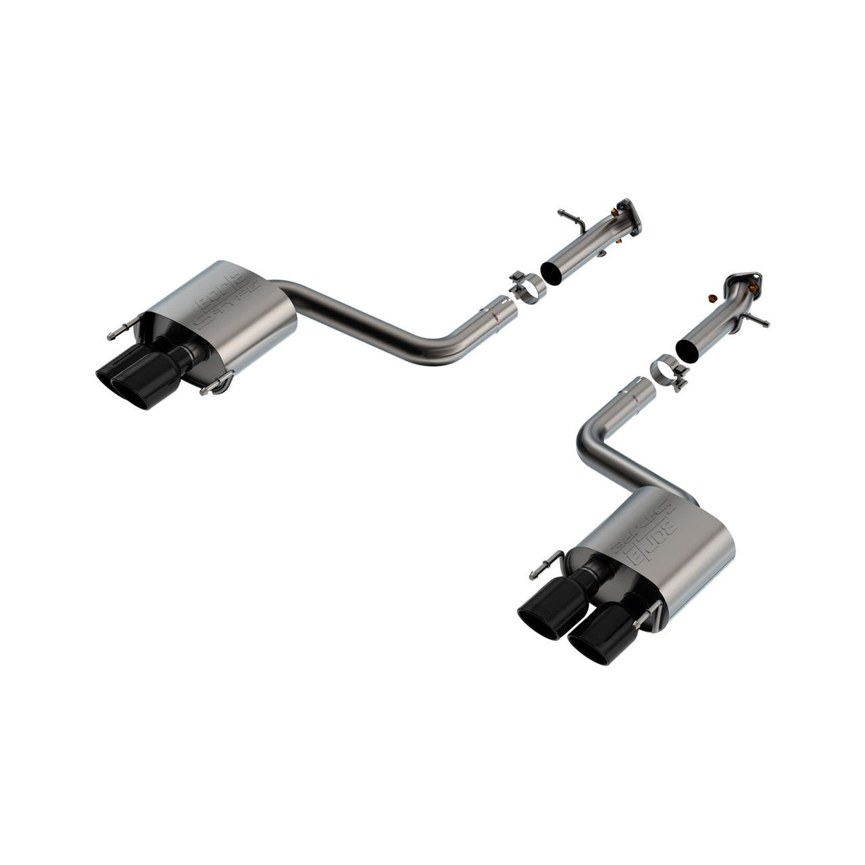 Borla 15-24 Lexus RC F Axle-Back Exhaust System S-Type - Black Chrome