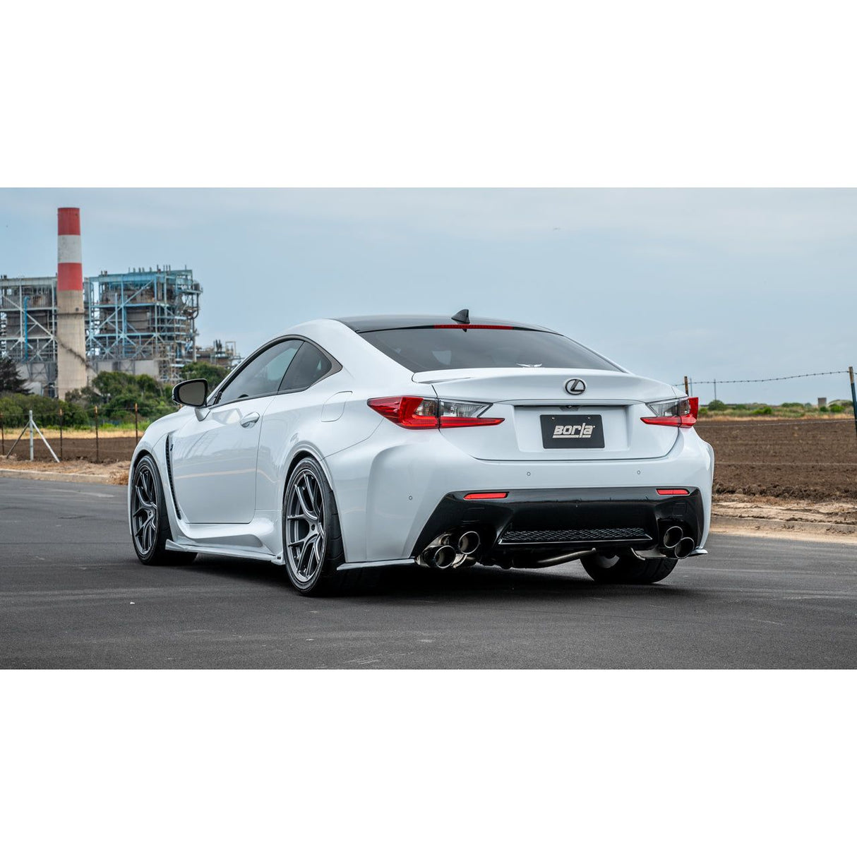 Borla 15-24 Lexus RC F Axle-Back Exhaust System S-Type - Black Chrome