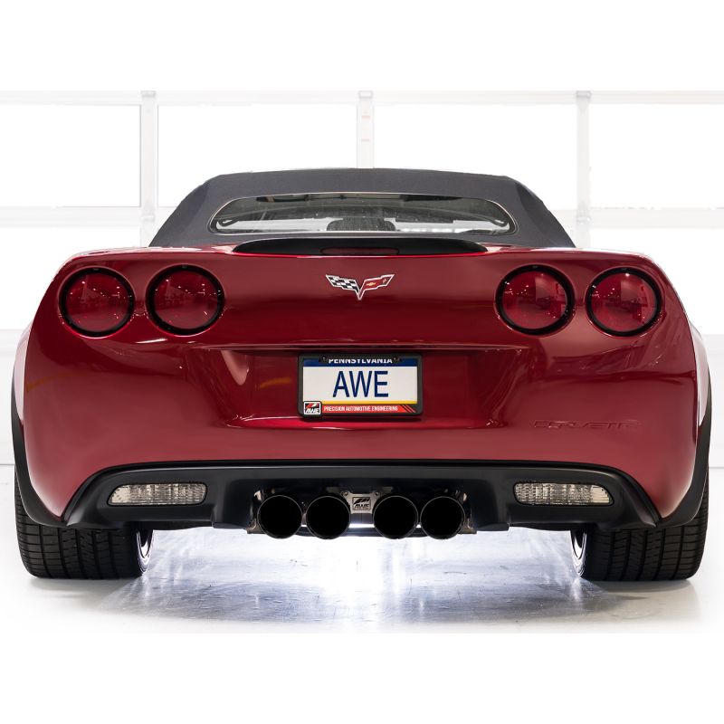 AWE Tuning 09-13 Chevrolet Corvette 6.2L Touring Edition Axle-back Exhaust w/ Diamond Black Tips