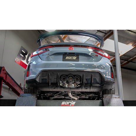 Borla 2023-2025 Honda Civic Type R ATAK Catback Exhaust w/ 4in Black Anodized Carbon Fiber Tips