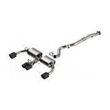 Borla 2023-2024 Toyota GR Corolla ATAK Cat Back System - Carbon Fiber & Black Anodized