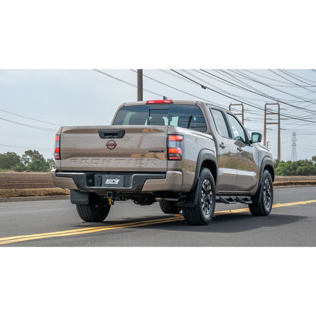 Borla 2022-2025 Nissan Frontier Cat-Back Exhaust System S-Type Borla - Black Chrome Tips