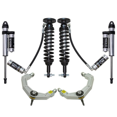 15-20 Ford F150 4WD Icon Stage 4 Suspension System Suspension Icon Vehicle Dynamics Billet Delta Joint UCA
