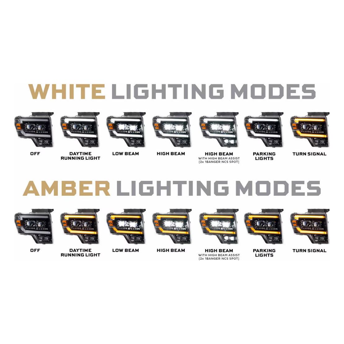 Morimoto Ford SVT Raptor (10-14) XB Evo LED Headlights