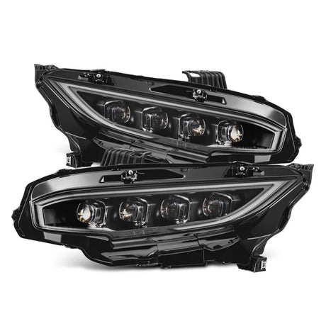 2016-2021 Honda Civic NOVA-Series LED Projector Headlights Black