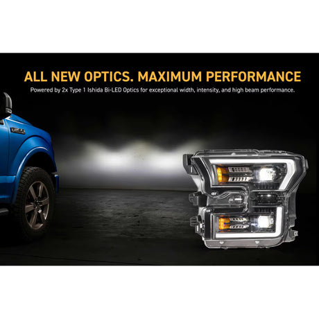 Morimoto - XB Evo Hybrid Headlights: 15-17 Ford F-150 / 17-20 Raptor (Set)