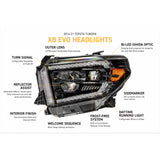 2014-2021 Toyota Tundra - Morimoto XB Evo LED Headlights