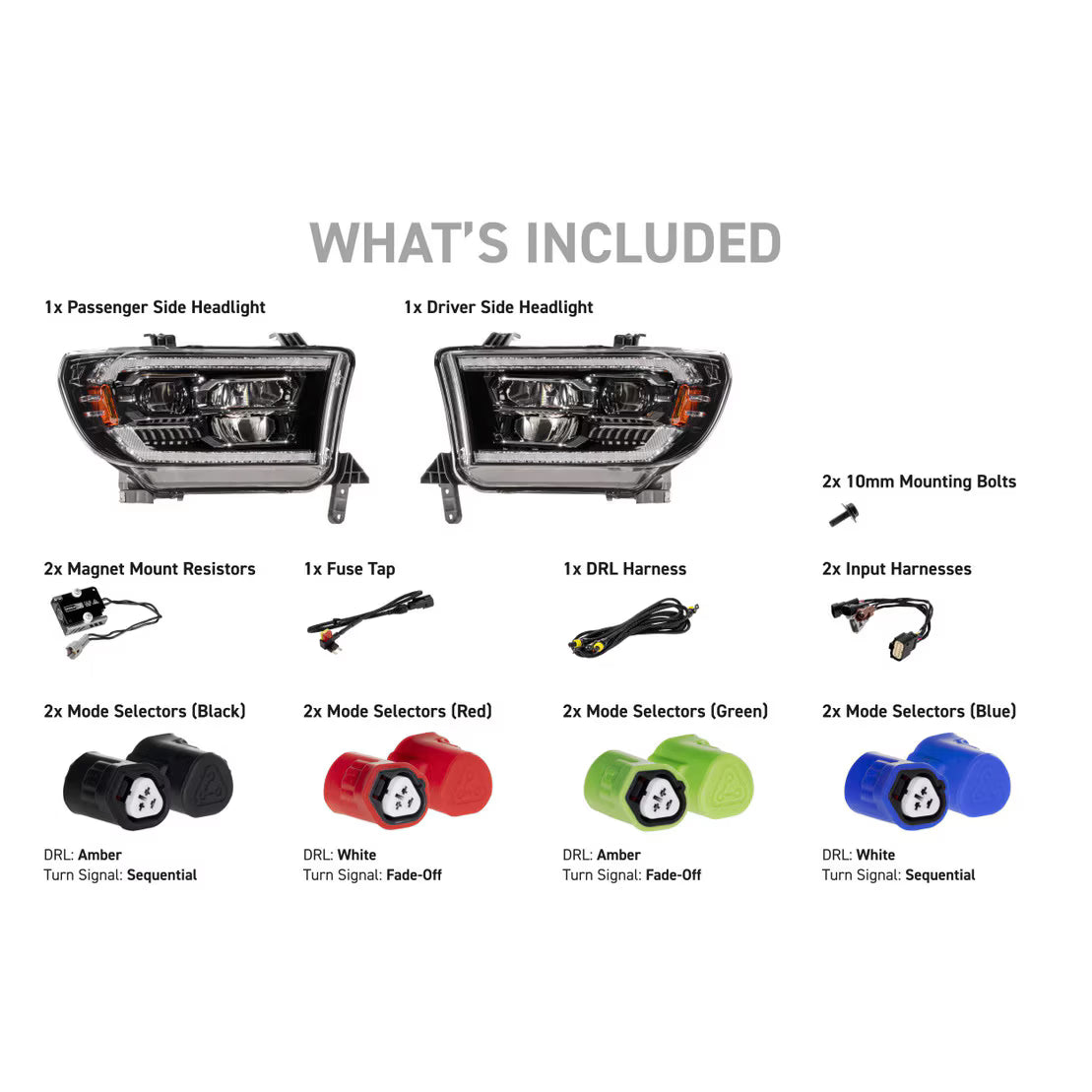 Morimoto XB Evo LED Headlights Toyota Tundra 2007-2013 | Sequoia 2008-2018