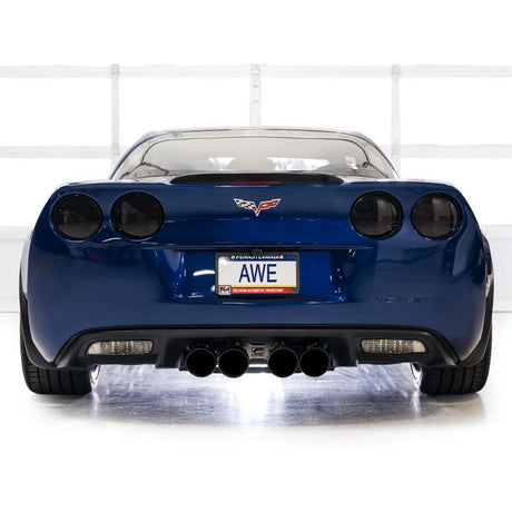 AWE Tuning C6 Chevrolet Corvette Z06/ZR1 Touring Edition Axle-back Exhaust w/ Diamond Black Tips