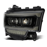 19-24 Ram 2500/3500/4500/5500 LUXX-Series LED Projector Headlights Alpha-Black | AlphaRex