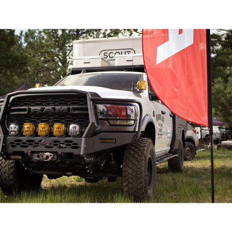 19-24 Ram 2500/3500/4500/5500 LUXX-Series LED Projector Headlights Alpha-Black | AlphaRex