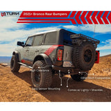 Turn Offroad 2021-2026 Ford Bronco Zero Series Rear Bumper for Ford Bronco