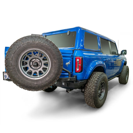 2021+ Ford Bronco Swing - Out Tire Carrier with Lights - Turn Offroad