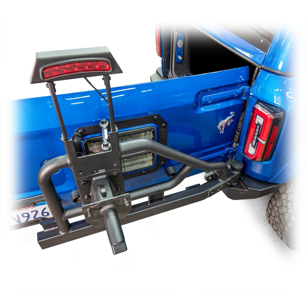 2021+ Ford Bronco Swing - Out Tire Carrier with Lights - Turn Offroad