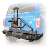2021+ Ford Bronco Swing - Out Tire Carrier with Lights - Turn Offroad