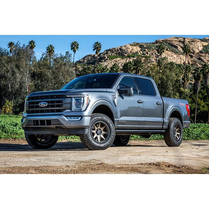 ICON 2021-2023 Ford F-150 4WD, 2.75-3.5" Lift, Stage 1 Suspension System, Tubular UCA