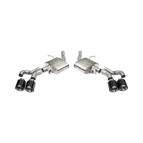 Corsa - Sport Valved / 3.0 in Axle-Back 4.5 in Carbon Fiber Twin Tips | 2022+ Cadillac CT5-V Blackwing