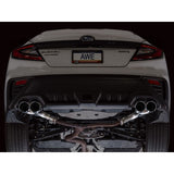 AWE Tuning 22-25 Subaru VB WRX Track Edition Axleback Exhaust - Chrome Silver Tips