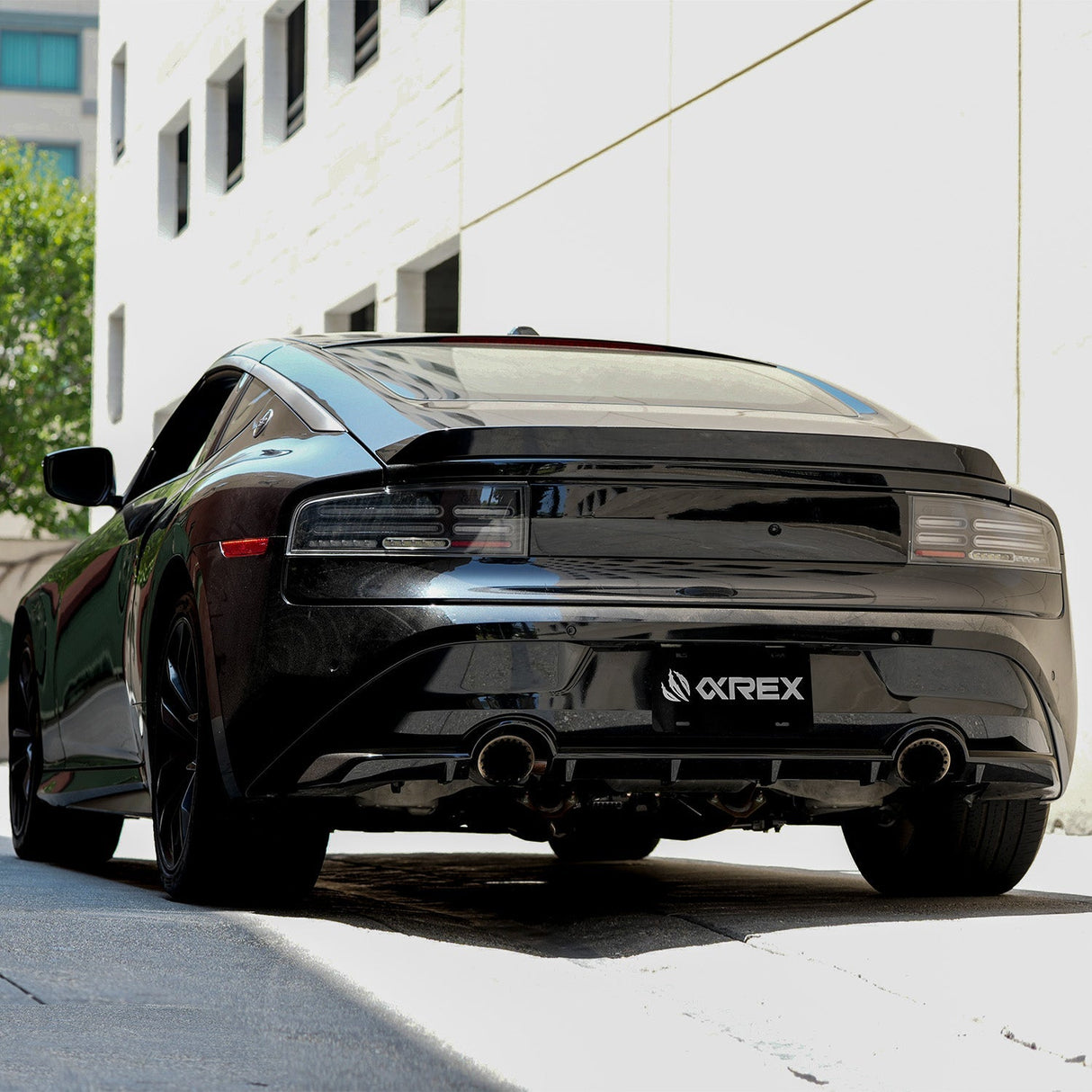 23-25 Nissan Z Quad-Loop Style NOVA-Series Prismatic LED Tail Lights Alpha-Black | AlphaRex