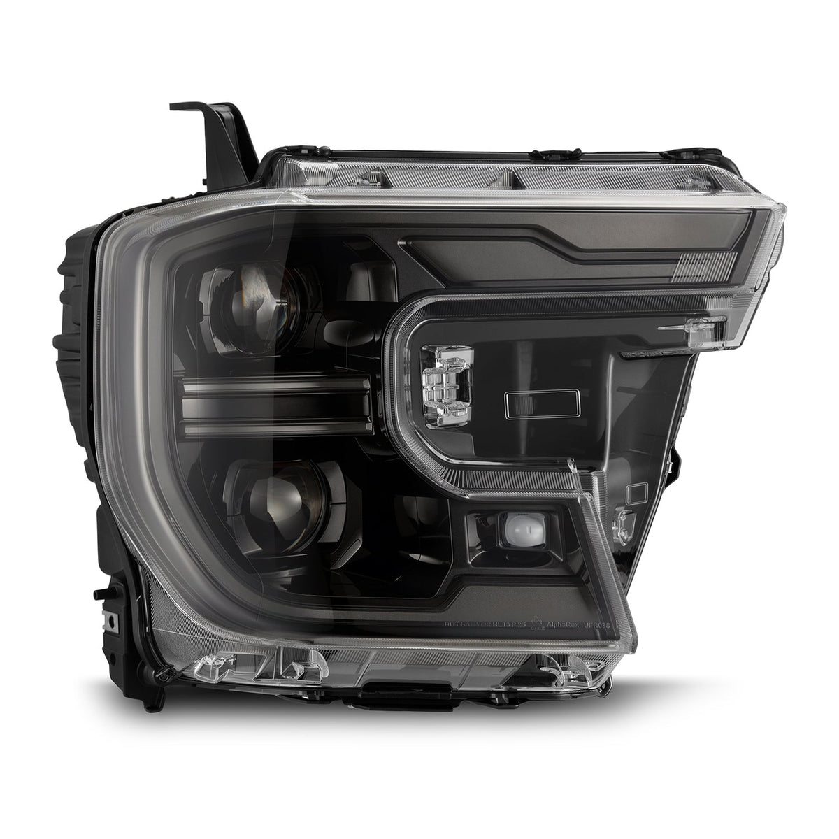 24-26 Ford Ranger / Ranger Raptor LUXX-Series LED Projector Headlights Alpha-Black | AlphaRex