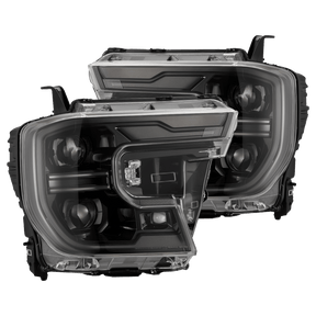 24-26 Ford Ranger / Ranger Raptor LUXX-Series LED Projector Headlights Alpha-Black | AlphaRex
