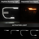 24-26 Ford Ranger / Ranger Raptor NOVA-Series LED Projector Headlights Alpha-Black | AlphaRex