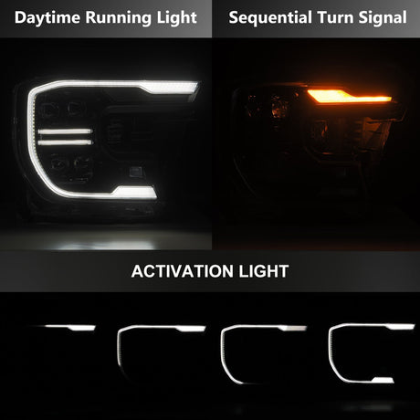 24-26 Ford Ranger / Ranger Raptor NOVA-Series LED Projector Headlights Alpha-Black | AlphaRex