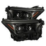 24-up Toyota Tacoma LUXX-Series LED Projector Headlights Alpha-Black | AlphaRex