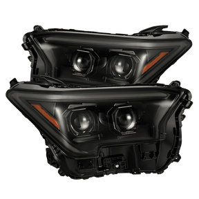 24-up Toyota Tacoma LUXX-Series LED Projector Headlights Alpha-Black | AlphaRex