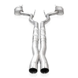 Stainless Works 2024 Mustang GT Catback Quad Tips Redline Sound X-Pipe Factory Connect Exhaust