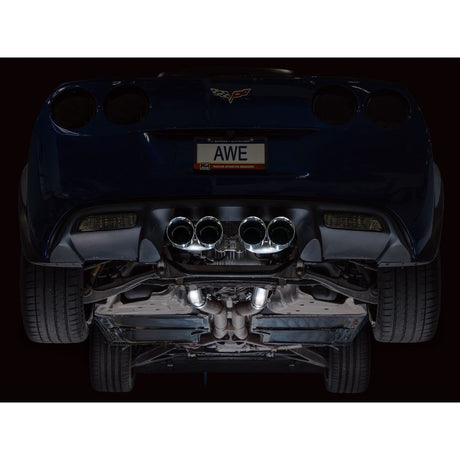 AWE Tuning C6 Chevrolet Corvette Z06/ZR1 Track Edition Axle-back Exhaust w/ Chrome Silver Tips