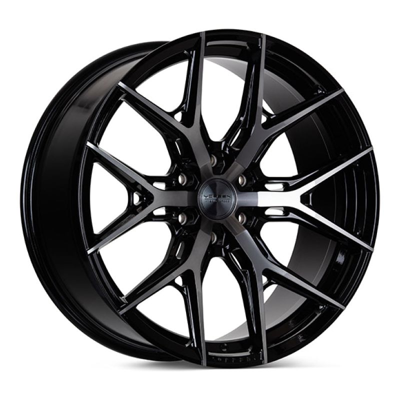 Vossen HF6-4 20x10 / 6x139.7 / ET-18 / Super Deep Face / 106.1 - Tinted Gloss Black Wheel