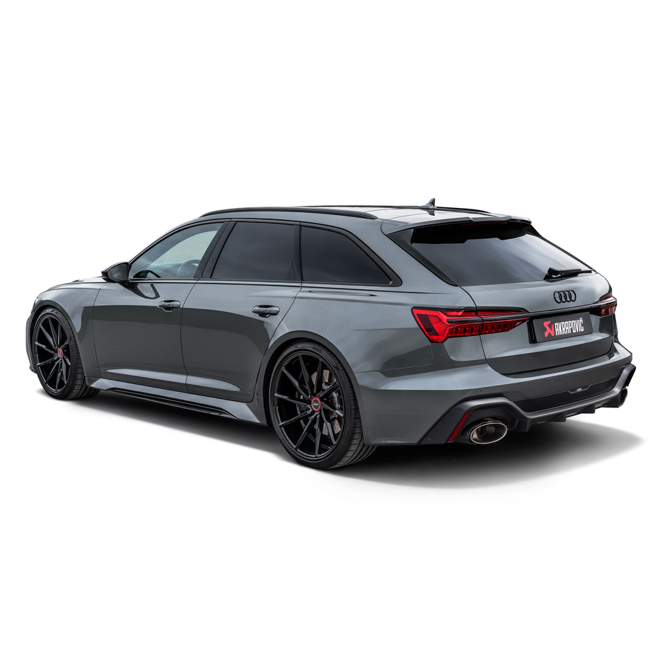 Akrapovic - 2023 Audi RS6 Performance Avant (C8) Evolution Line Cat Back (Titanium) (Req Link Pipe Set)