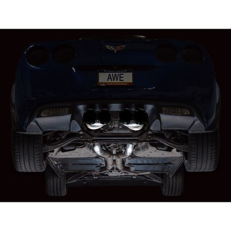 AWE Tuning C6 Chevrolet Corvette Z06/ZR1 Touring Edition Axle-back Exhaust w/ Diamond Black Tips