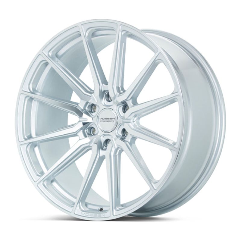 Vossen HF6-1 22x9.5 / 6x139.7 / ET20 / Deep Face / 106.1 - Silver Polished Wheel