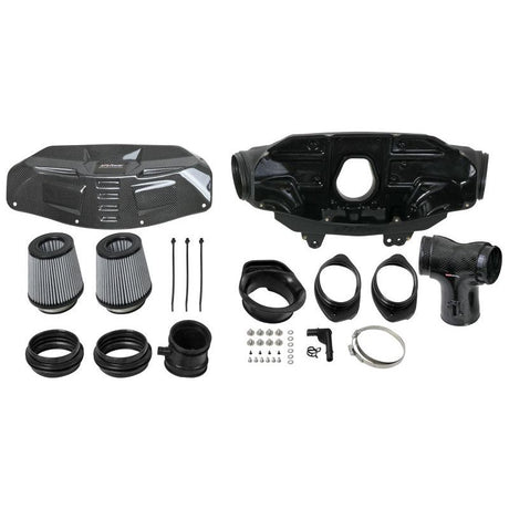 aFe 2020 Corvette C8 Black Series Carbon Fiber Cold Air Intake System With Pro DRY S Filters