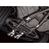 AWE Tuning 05-07 C6 Chevrolet Corvette 6.0L Touring Edition Axleback Exhaust w/ Chrome Silver Tips