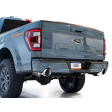 AWE Tuning 2021+ Ford F150 Tremor w/ Bumper Cutouts 0FG Resonated Catback w/ Chrome Silver Tips