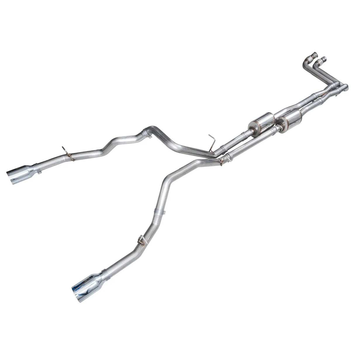 AWE Tuning 2025+ RAM 1500 3.0TT Rebel 0FG Cat-Back Exhaust w/ Chrome Silver Tips