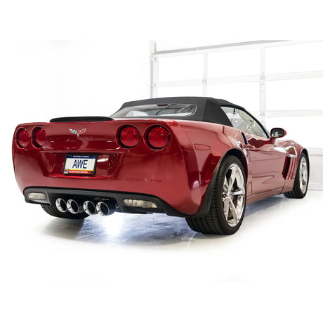 AWE Tuning 09-13 Chevrolet Corvette 6.2L Track Edition Axle-back Exhaust w/ Chrome Silver Tips