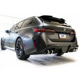 AWE BMW G90/G99 M5 Track Edition Catback Exhaust - Chrome Silver Tips