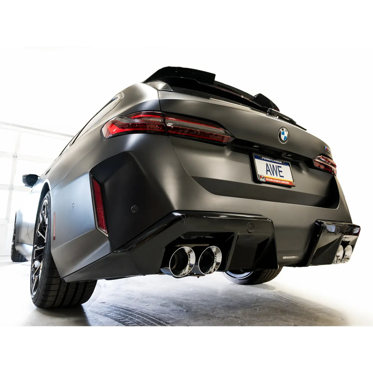 AWE BMW G90/G99 M5 Touring Edition Catback Exhaust - Chrome Silver Tips